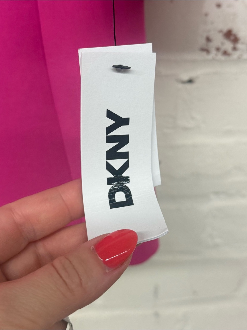 NWT DKNY Ruched 3/4 Sleeve Blazer Pink Size 16 - Picture 5 of 8